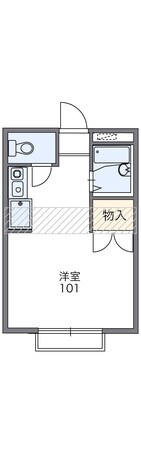 レオパレスラフィネの物件間取画像